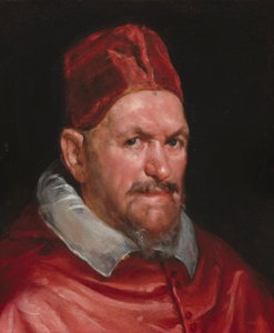 教皇イノセントXの肖像 作： Diego Velázquez